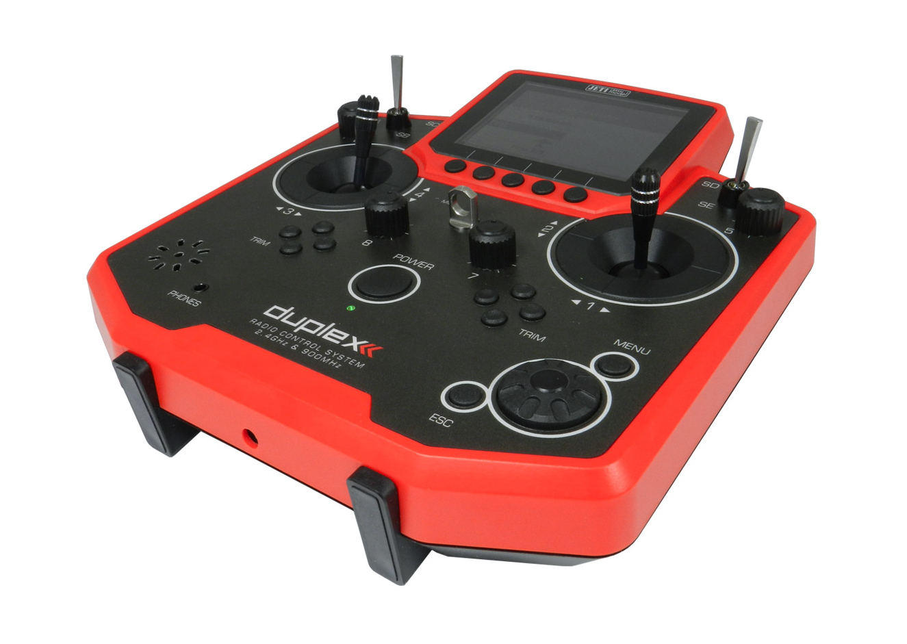 Jeti Hand-Sender DS-12 Multimode rot – RC Freak GmbH