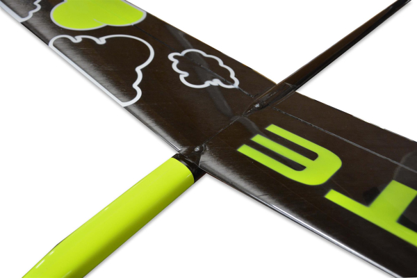 Kite ARF CFK DLG/F3K Gelb Clouds zweiteilige Fläche 1500mm inkl. Schutztaschen