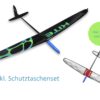Kite Blau Gruen - inkl. Schutztaschen