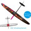 Kite Pink Gelb Orange geteilte Flaeche 1 Kite Pink Gelb Orange geteilte Flaeche 1